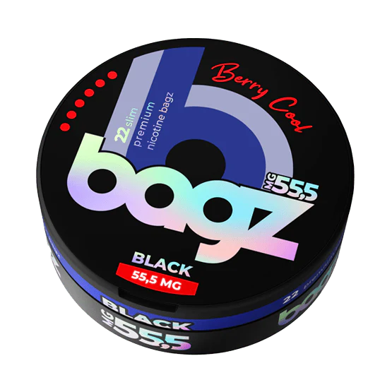 Bagz Berry Cool Black - 55.5mg