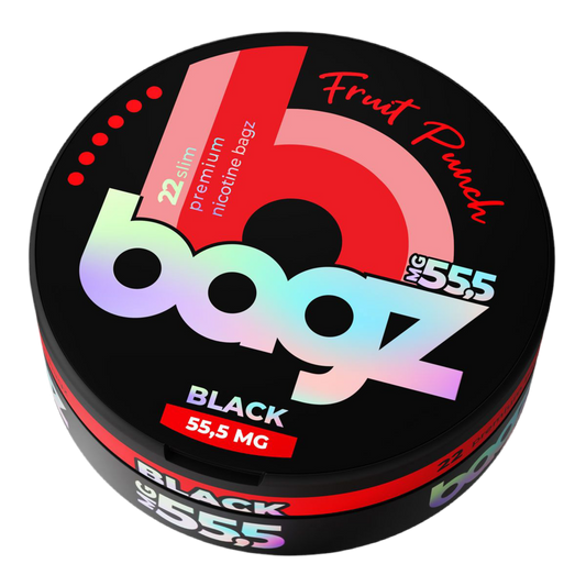 Bagz Fruit Punch Black - 55.5mg